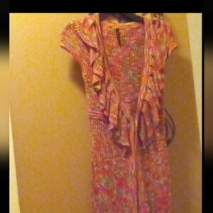 Multicolor Women's Cardigan Sweater